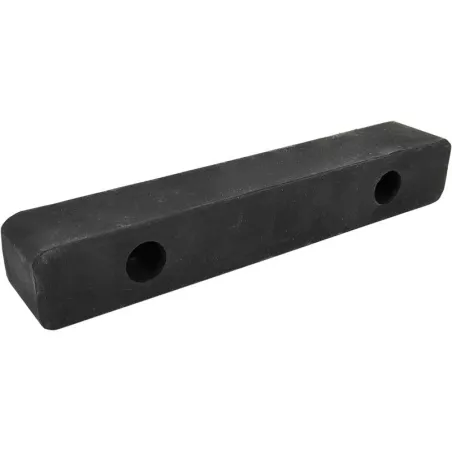 Rubber Buffer 250x40x40 2 Holes