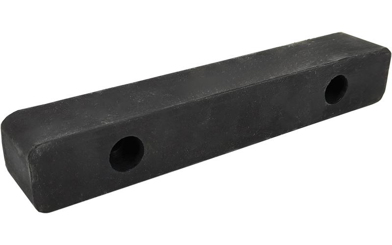 Rubber Buffer 250x40x40 2 Holes