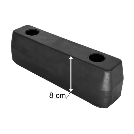 Tope de Goma 275x70x80 2 Agujeros