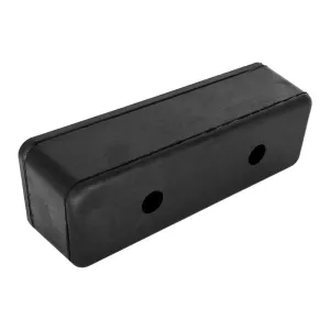 Tope de Goma 300x100x80 2 Agujeros