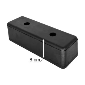 Rubber Buffer 300x100x80 2 Holes
