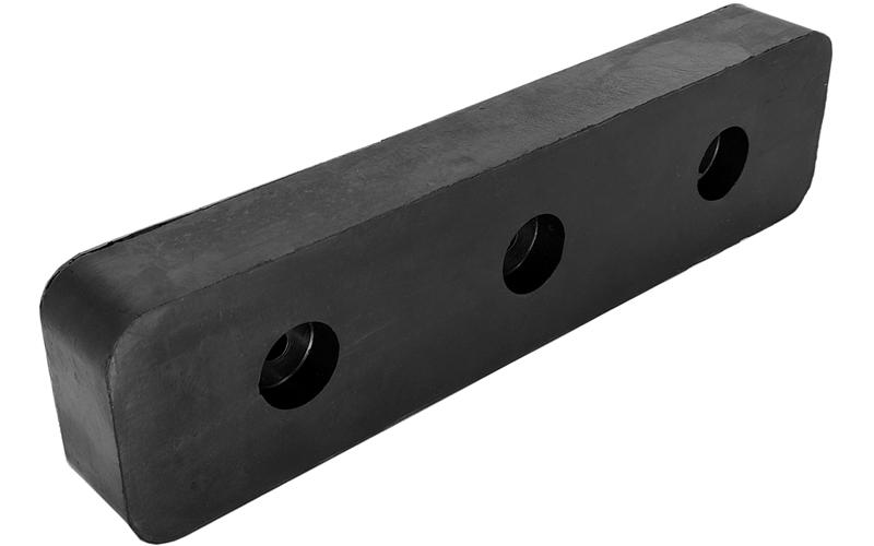 Tope de Goma 385x95x45 6 Agujeros