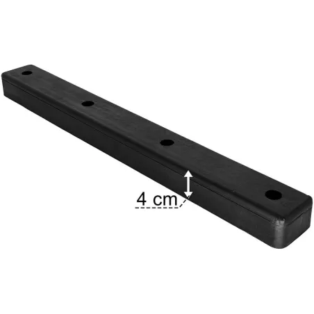 Rubber Buffer 520x60x40 4 Holes