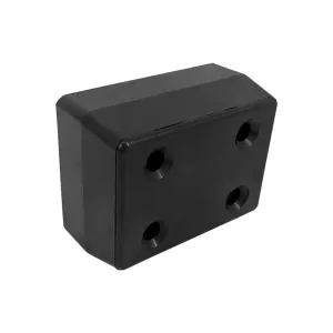 Tope de Goma 165x125x75 4 Agujeros