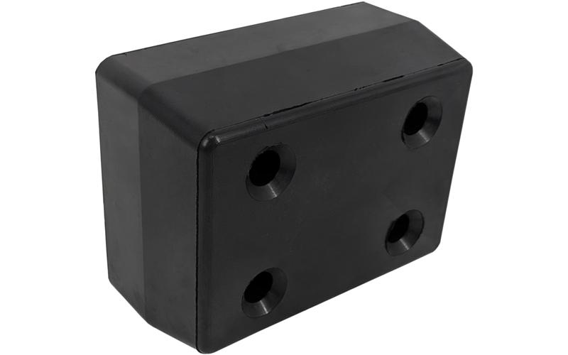Tope de Goma 165x125x75 4 Agujeros