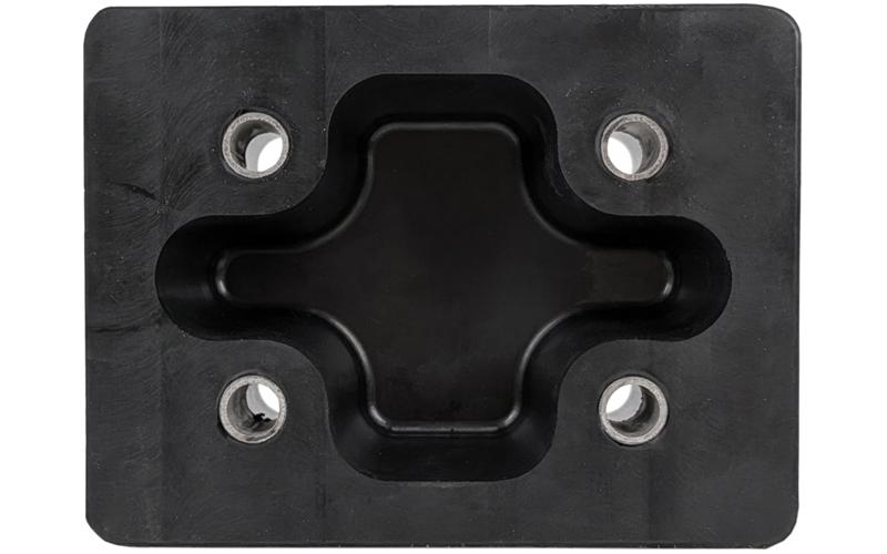 Tope de Goma 165x125x75 4 Agujeros