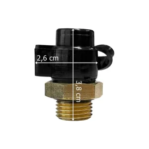 Prise de Pression Hydraulique M16x1,5 Filetage Mâle Avec Capuchon