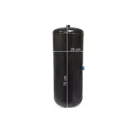 Tanque / Depósito de Aire 40L 276x745 12.5 Bar Universal