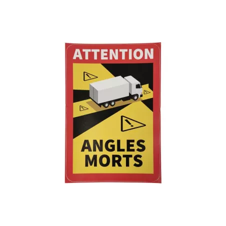 Autocollants d'avertissement Angles Morts