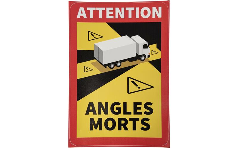 Angles Morts Warning Stickers