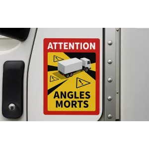 Angles Morts Warning Stickers