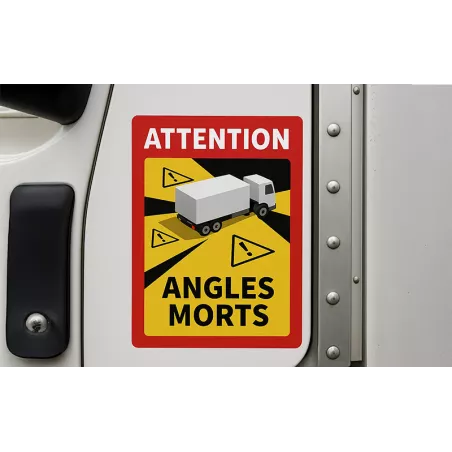 Angles Morts Warning Stickers