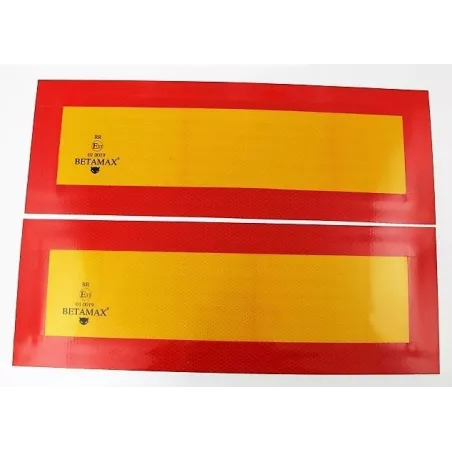 Tablica Wyróżniająca Naczepy 2 Szt (Komplet) 200x560