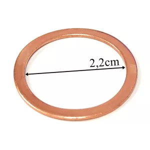 PODKŁADKA MIEDZIANA 22x27 KORKA ZBIORNIKA POWIETRZA