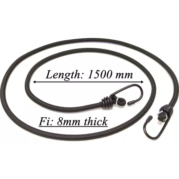 Expandable Cable Ø8 Rubber Tightening 1.5m