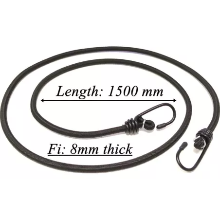 Expandable Cable Ø8 Rubber Tightening 1.5m
