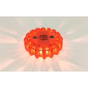 LED Warning Light Round With Batteries