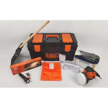Caja con Kit ADR Básico con Absorbente