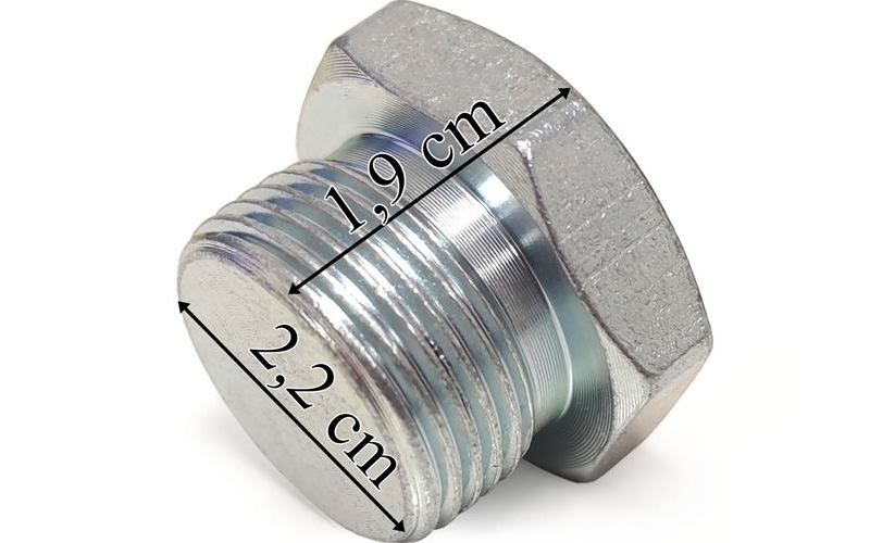Tapón Roscado M22 para Tanque / Depósito de Aire