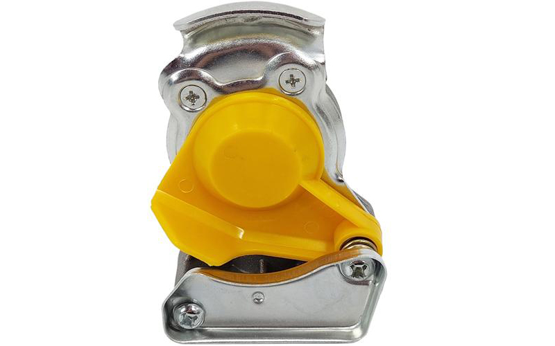 Tête D’accouplement Pneumatique M22 Dure Avec Valve Jaune (Camion Tracteur)