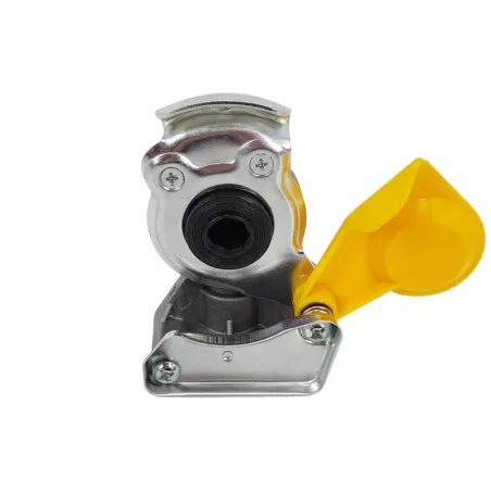 Tête D’accouplement Pneumatique M22 Dure Avec Valve Jaune (Camion Tracteur)