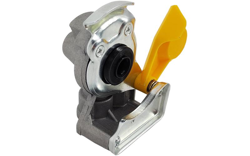 Tête D’accouplement Pneumatique M22 Dure Avec Valve Jaune (Camion Tracteur)