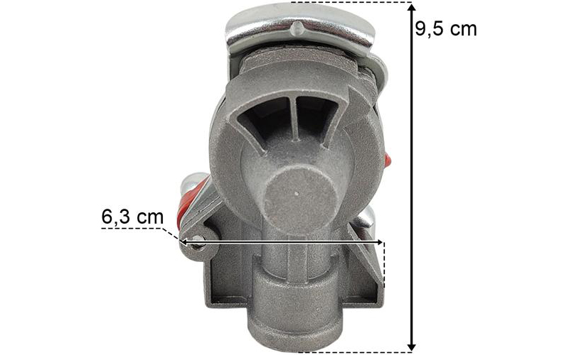 Têtes D’accouplement Pneumatique M22 Rouge Dure