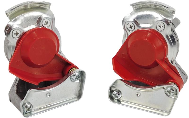 Tête D’accouplement Pneumatique M22 Complète Rouge (Camion + Semi-remorque)