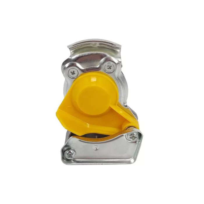 Tête D’accouplement Pneumatique M22 Souple Sans Soupape Jaune (Semi-remorque)