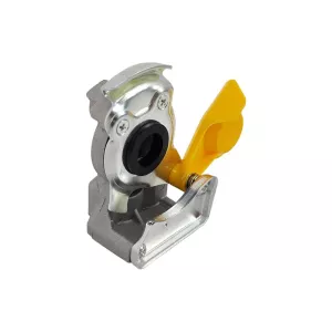 Pneumatic Coupling Head M22 Soft Without Valve Yellow (Semi-trailer)