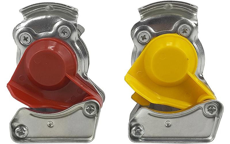 Cabeza de Acoplamiento Neumático M22 Completa Blanda sin Válvula Roja + Amarilla (Semirremolque)