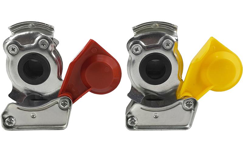 Kupplungskopf M22 Komplett Weich Ohne Ventil Rot + Gelb (Auflieger)