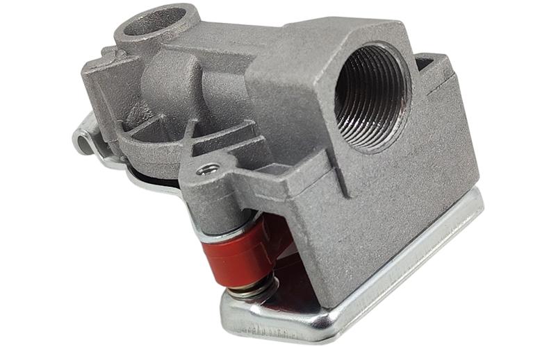 Tête D’accouplement Pneumatique M22 Souple Rouge Sans Valve (Tractuer Semi-remorque)