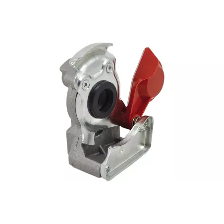 Tête D’accouplement Pneumatique M22 Souple Rouge Sans Valve (Tractuer Semi-remorque)