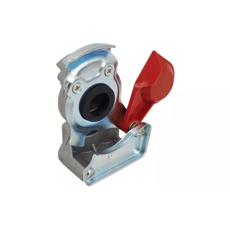Tête D’accouplement Pneumatique M16 Souple Sans Soupape Rouge (Semi-remorque)