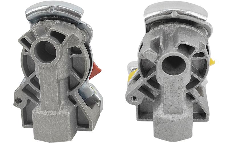 Cabeza de Acoplamiento Neumático M16 Completa Blanda sin Válvula Roja + Amarilla (Semirremolque)