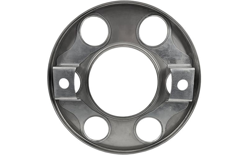 Stainless Steel Radkappe With Hole 17.5'