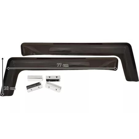 Iveco S-Way Short Side Window Fairings / Deflectors