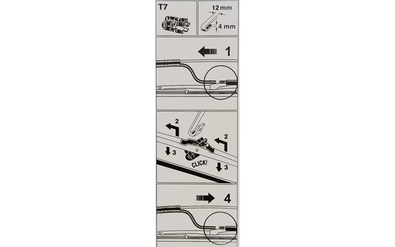 Mercedes Actros MP4 / Volvo FH4 Wiper Blade 700mm