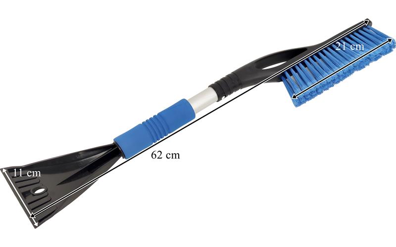 Raspador / Rascador de Hielo con Cepillo 62.5 cm (Mango Suave)