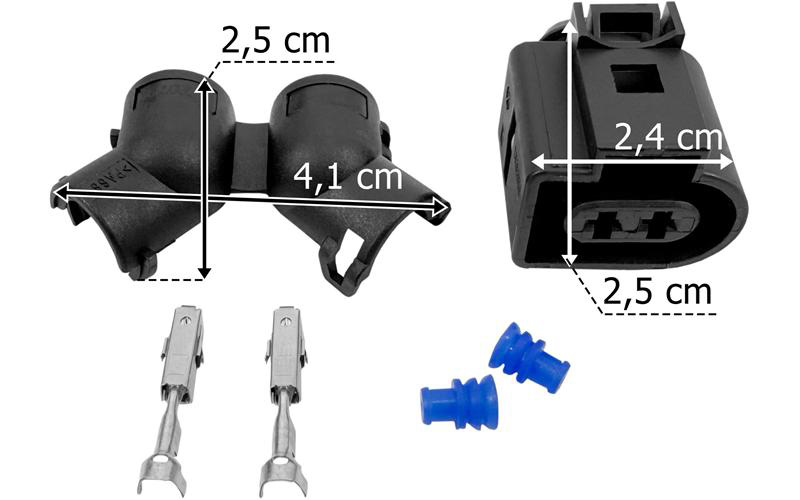 Mercedes Axor / Volvo / Scania Piloto de Gálibo Láteral con Connector Eléctrico