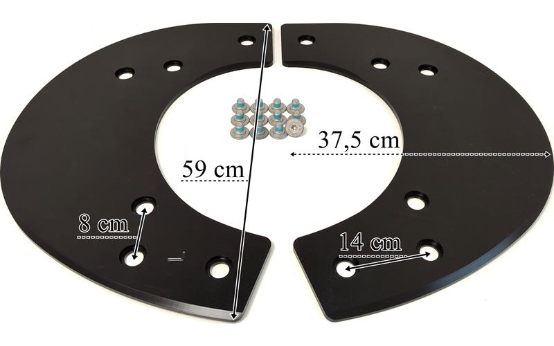 Jost Seat Cover 2 Covers With Jsk 37 Bolt Set