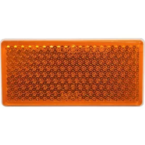 Rectangular Reflector Adhesive Yellow 48x105