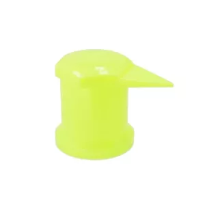 Wheel Pin Cover S-33 mm Yellow Plastic