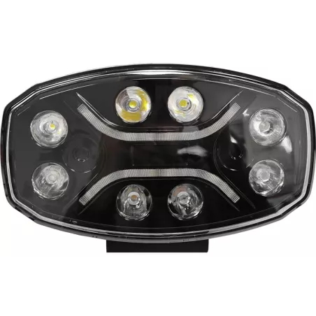 Feu Antibrouillard Full LED 12 / 24V 112W Ip68 12000lm