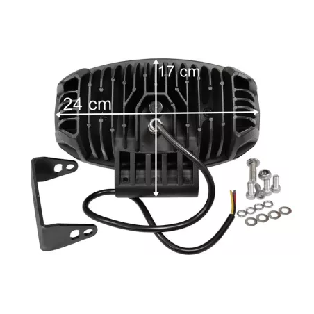 Feu Antibrouillard Full LED 12 / 24V 112W Ip68 12000lm