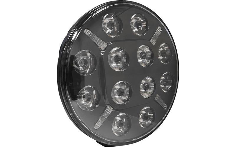 Full LED Fog Lamp 12 / 24V Ip68 69k 12000lm 218mm