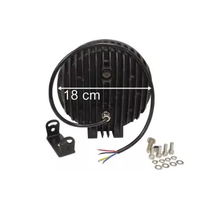 Full LED Fog Lamp 12 / 24V Ip68 69k 12000lm 218mm