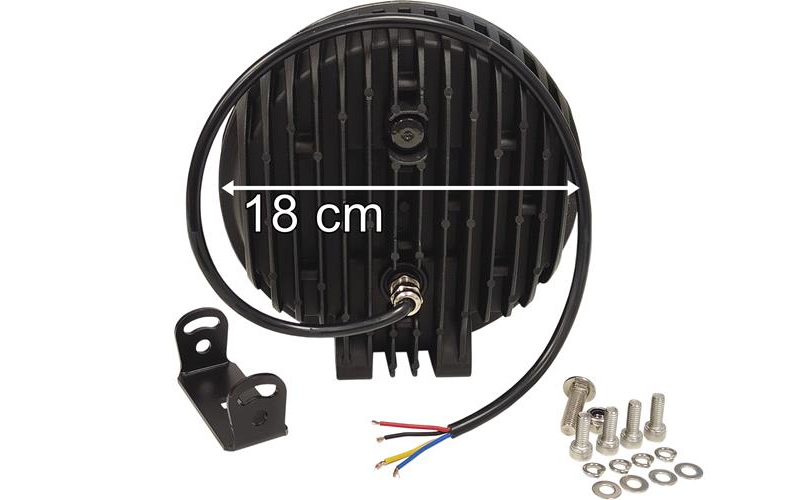 Full LED Fog Lamp 12 / 24V Ip68 69k 12000lm 218mm