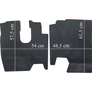 Mercedes Atego (2005-) Rubber Mats